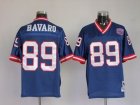 nfl new york giants #89 bavaro m&n blue