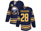 Men Adidas Buffalo Sabres #28 Zemgus Girgensons Navy Blue Home Authentic Stitched NHL Jersey