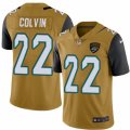 Mens Nike Jacksonville Jaguars #22 Aaron Colvin Limited Gold Rush NFL Jersey