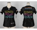 Nike women jerseys baltimore ravens #52 r.lewis black[nike fashion]
