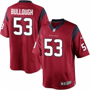 Mens Nike Houston Texans #53 Max Bullough Limited Red Alternate NFL Jersey
