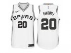 Nike NBA San Antonio Spurs #20 Manu Ginobili Jersey 2017-18 New Season White Jersey