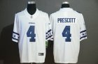 Nike Cowboys# 4 Dak Prescott White Team Logos Fashion Vapor Limited Jersey