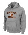 Cincinnati Bengals Heart & Soul Pullover Hoodie Grey