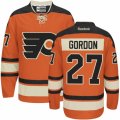 Mens Reebok Philadelphia Flyers #27 Boyd Gordon Authentic Orange New Third NHL Jersey