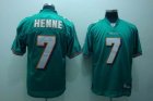 nfl miami dolphins #7 henne green