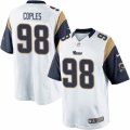 Mens Nike Los Angeles Rams #98 Quinton Coples Limited White NFL Jersey
