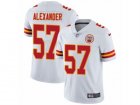 Nike Kansas City Chiefs #57 D.J. Alexander Vapor Untouchable Limited White NFL Jersey
