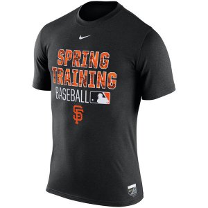 MLB Men\'s San Francisco Giants Nike 2016 Authentic Collection Legend Issue Spring Training Performance T-Shirt - Black