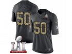 Youth Nike Atlanta Falcons #50 Brooks Reed Limited Black 2016 Salute to Service Super Bowl LI 51 NFL Jersey