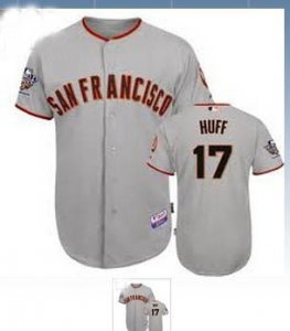 2010 World Series San Francisco Giants #17 Huff Gray