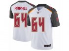 Mens Nike Tampa Bay Buccaneers #64 Kevin Pamphile Vapor Untouchable Limited White NFL Jersey