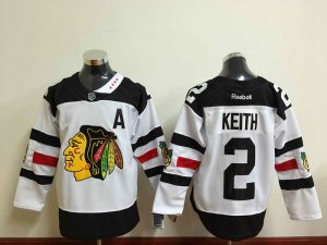 NHL Chicago Blackhawks #2 Duncan Keith white 2016 winter classic Jerseys