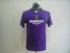 Oakland Raiders Big & Tall Critical Victory T-Shirt Purple