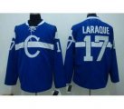 nhl montreal canadiens #17 laraque blue