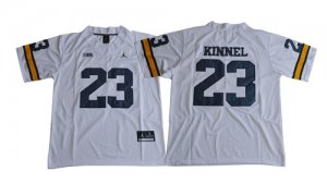 Michigan Wolverines #23 Tyree Kinnel White College Football Jersey