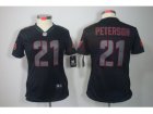 Nike Women NFL Arizona Cardinals #21 Patrick Peterson Black Jerseys(Impact Limited)