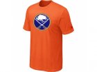 NHL Buffalo Sabres Big & Tall Logo Orange T-Shirt