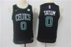 Celtics #0 Jayson Tatum Black Youth Nike Swingman Jersey