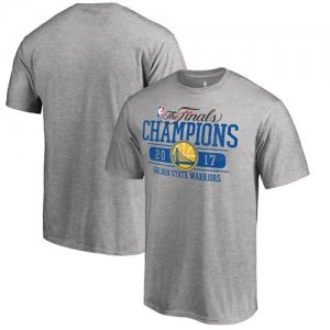 Golden State Warriors 2017 NBA Champions Mens T-Shirt Gray4