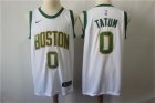 Celtics #0 Jayson Tatum White City Edition Nike Swingman Jersey
