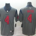 Nike Texans #4 Deshaun Watson Gray Inverted Legend Limited Jersey