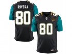 Mens Nike Jacksonville Jaguars #80 Mychal Rivera Elite Black Alternate NFL Jersey