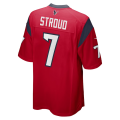 Houston Texans #7 CJ Stroud Red 2023 NFL Draft First Round Pick Alternate Game Jersey