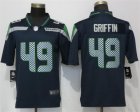 Nike Seahawks #49 Shaquem Griffin Navy Vapor Untouchable Limited Jersey