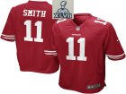 2013 Super Bowl XLVII NEW San Francisco 49ers #11 Alex Smith Game Red (NEW)