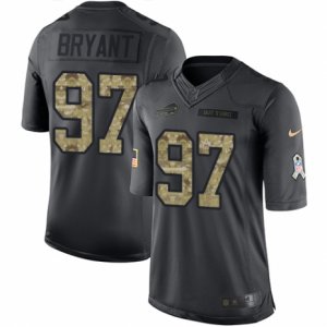 Mens Nike Buffalo Bills #97 Corbin Bryant Limited Black 2016 Salute to Service NFL Jersey