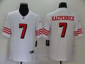 Nike 49ers #7 Colin Kaepernick White Color Rush Vapor Untouchable Limited Jersey