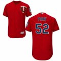 Men's Majestic Minnesota Twins #52 Byung-Ho Park Scarlet Flexbase Authentic Collection MLB Jersey