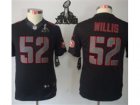 2013 Nike Super Bowl XLVII NFL Youth San Francisco 49ers #52 Patrick Willis Black Jerseys(Impact Limited)