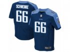 Nike Tennessee Titans #66 Brian Schwenke Elite Navy Blue Alternate NFL Jersey