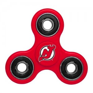 Devils Team Logo Red Finger Spinner