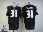2013 Super Bowl XLVII NEW Baltimore Ravens 31 pollard black Jersey(Elite)