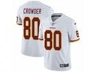 Mens Nike Washington Redskins #80 Jamison Crowder Vapor Untouchable Limited White NFL Jersey