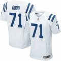 Mens Nike Indianapolis Colts #71 Denzelle Good Elite White NFL Jersey