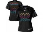 Women's Nike Dallas Cowboys #82 Jason Witten Game Black Fashion NFL Jersey