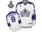nhl jerseys los angeles kings #8 doughty white-blue[2012 stanley cup]
