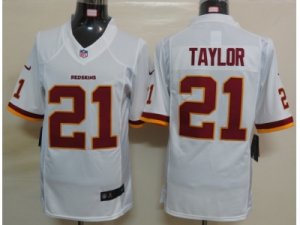 Nike nfl Washington Redskins #21 Fred Taylor White Jerseys(Limited)