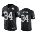 Nike Raiders #34 Bo Jackson Black 100th And 60th Anniversary Vapor Untouchable Limited Jersey
