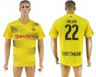2017-18 Dortmund 22 PULISIC Home Thailand Soccer Jersey
