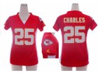 Nike Women Kansas City Chiefs #25 Jamaal Charles red jerseys[draft him ii top]