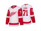 Mens Detroit Red Wings #71 Dylan Larkin White 2017-2018 adidas Hockey Stitched NHL Jersey