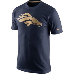 NFL Men\'s Denver Broncos Nike Navy Championship Drive Gold Collection Performance T-Shirt