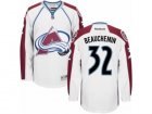 Mens Reebok Colorado Avalanche #32 Francois Beauchemin Authentic White Away NHL Jersey