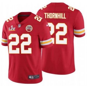 Nike Chiefs #22 Juan Thornhill Red 2021 Super Bowl LV Vapor Untouchable Limited