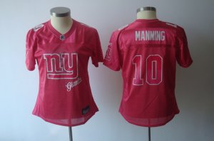 women nfl new york giants #10 manning pink[2011 fem fan]